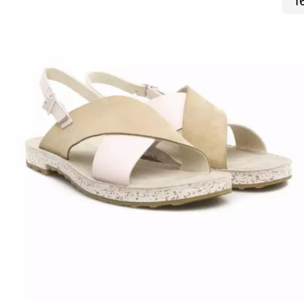 Camper Sandals - Pimpom Comfort Sandal Leather Sz 41